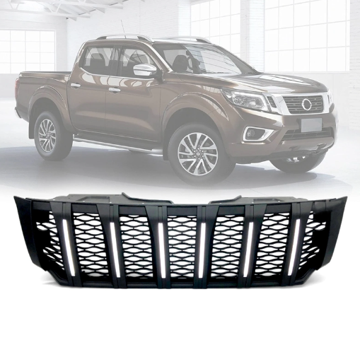 Aftermark Auto Parts Grille With Day Running Light For Nissan Navara Np300 2015