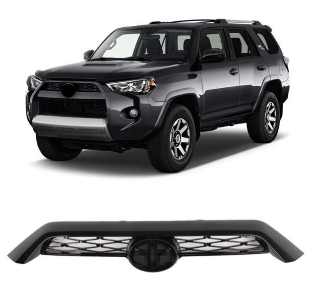 Car Accessories Front Grill Grille Upper Black For 2014 -2019 2020 2021 Toyota 4runner Limited