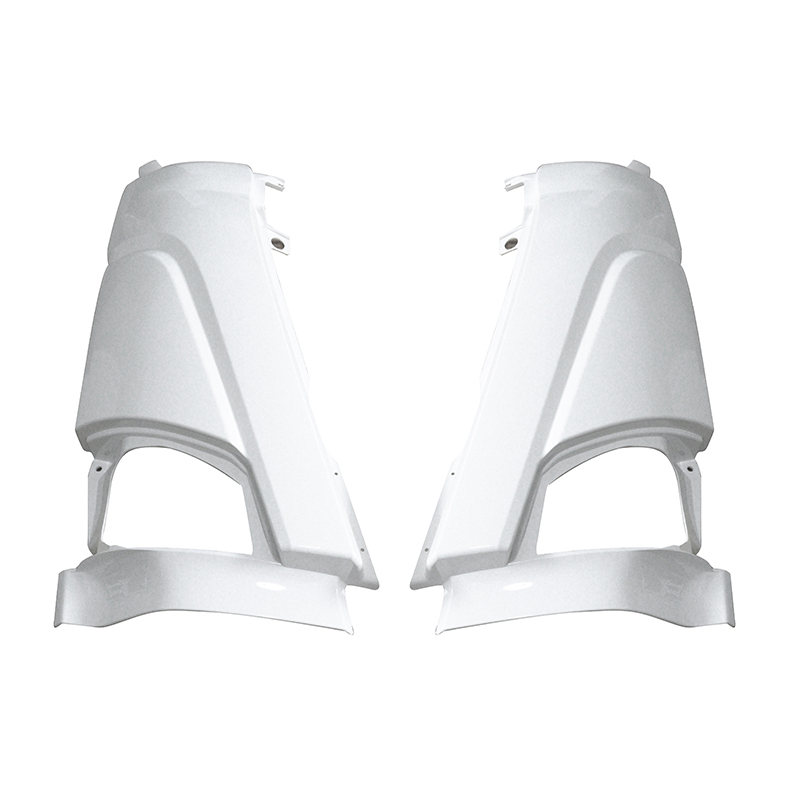 New Deflector Corner Bumper Chrome/White for New Hino 500 Victor