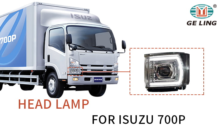 Isuzu truck headlight